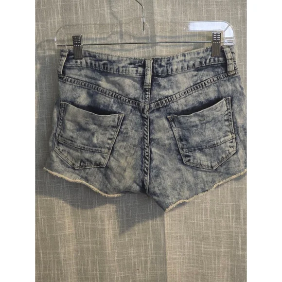 Women's Decree Denim Shorts Size 9 Blue - Picture 4 of 4